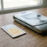 Standard SIM card, photo
