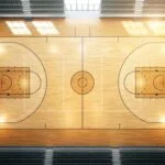 Basketball court, photo