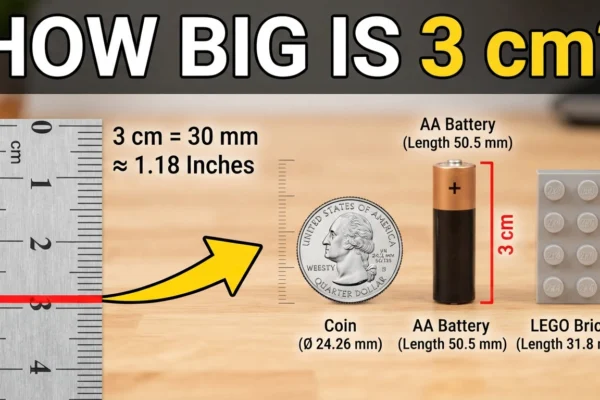 How Big Is 3 Cm