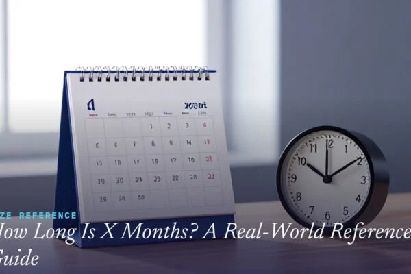 How Long Is X Months? A Real-World Reference Guide