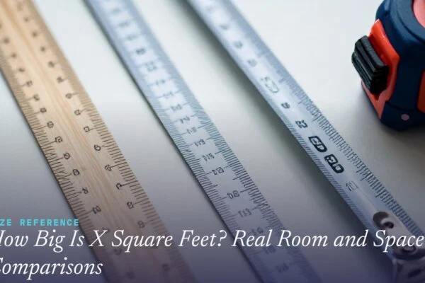 How Big Is X Square Feet? Real Room and Space Comparisons