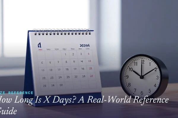 How Long Is X Days? A Real-World Reference Guide