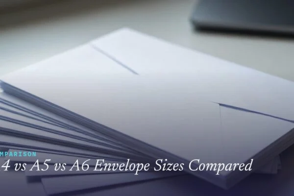 A4 vs A5 vs A6 Envelope Sizes Compared