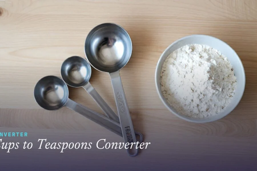 Cups to Teaspoons Converter