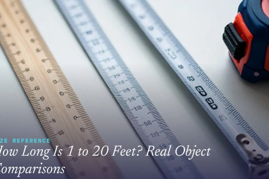 How Long Is 1 to 20 Feet? Real Object Comparisons