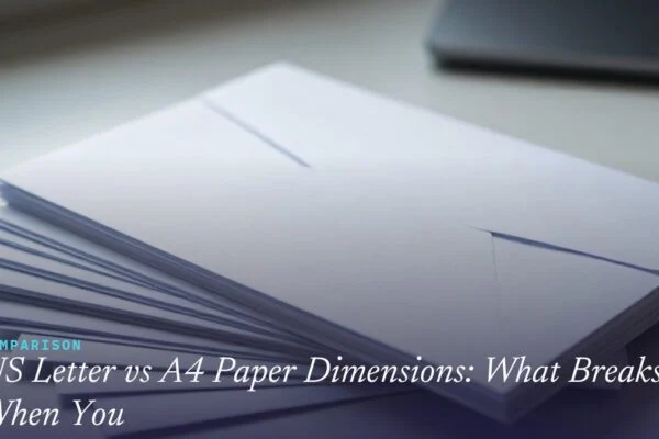 US Letter vs A4 Paper Dimensions: What Breaks When You