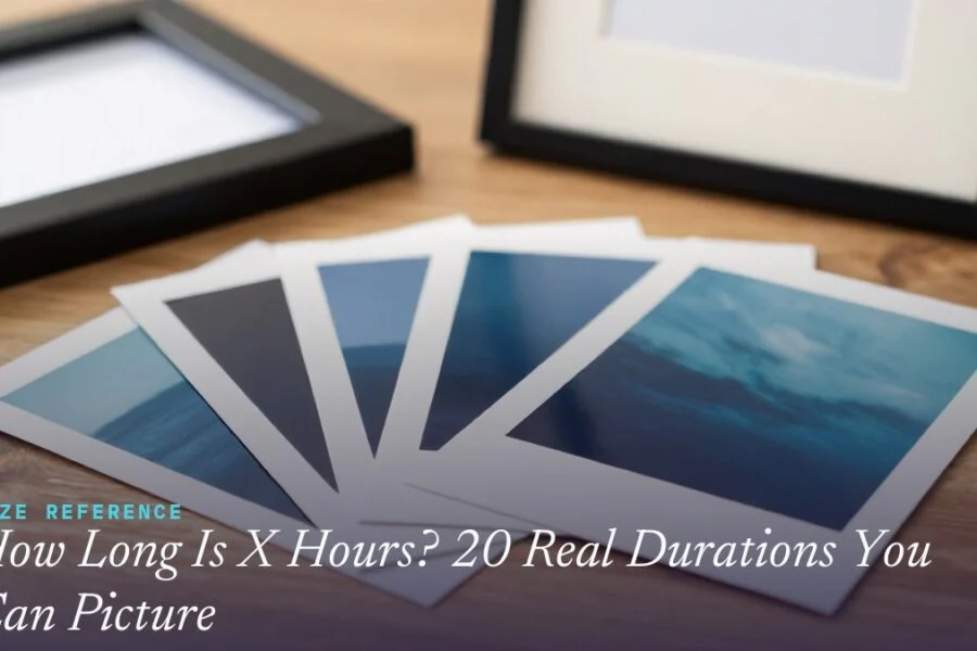 How Long Is X Hours? 20 Real Durations You Can Picture