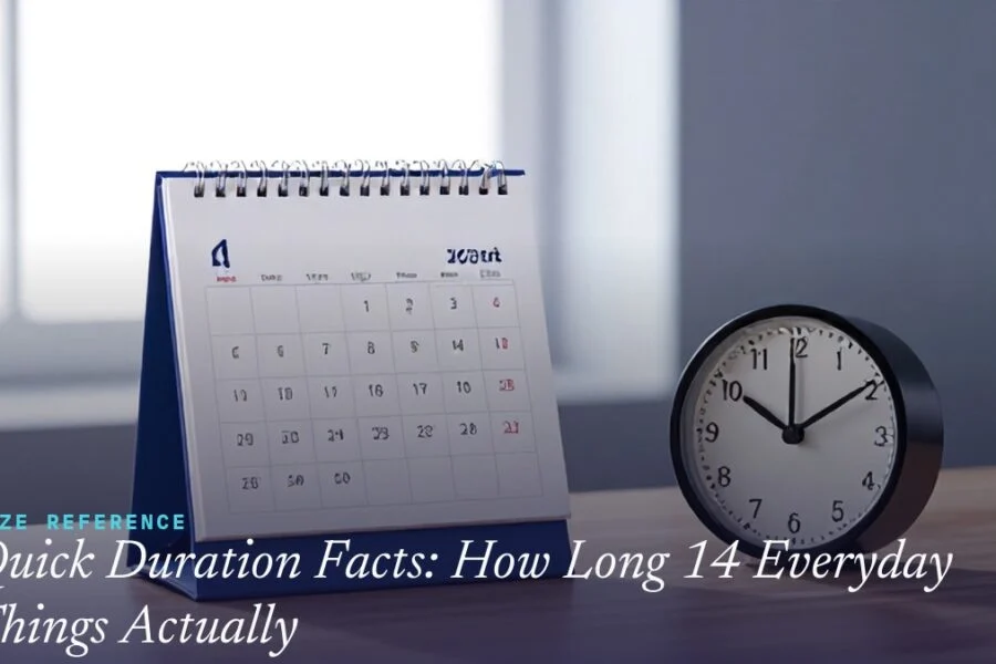 Quick Duration Facts: How Long 14 Everyday Things Actually