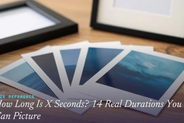 How Long Is X Seconds? 14 Real Durations You Can Picture
